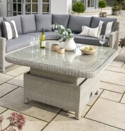Discount Palma Grande High/Low Table with Glass Top Tables | Dining Tables