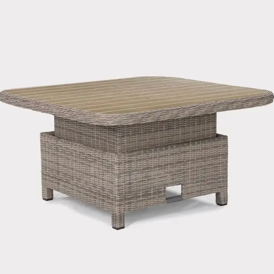 Discount Palma Grande High/Low Table with Alu Slat Top Tables | Dining Tables