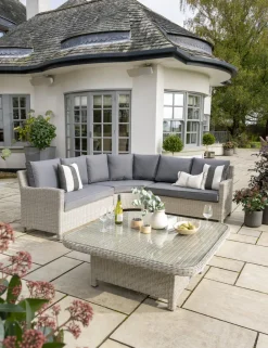 Discount Palma Grande High/Low Table with Glass Top Tables | Dining Tables