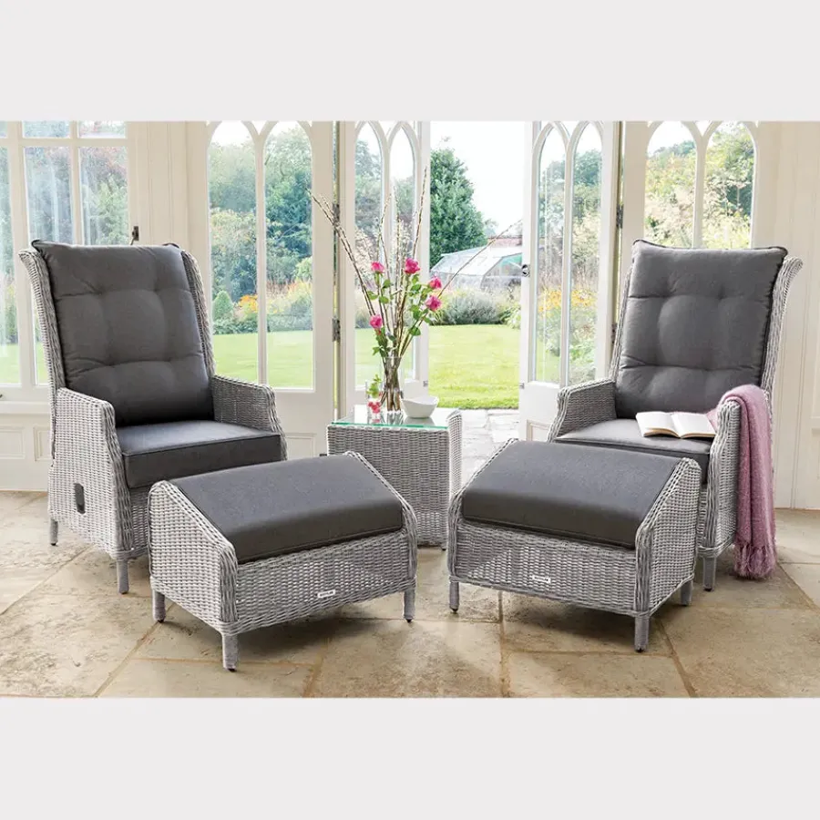Sale Palma Signature Recliner with Footstool Chairs | Rattan