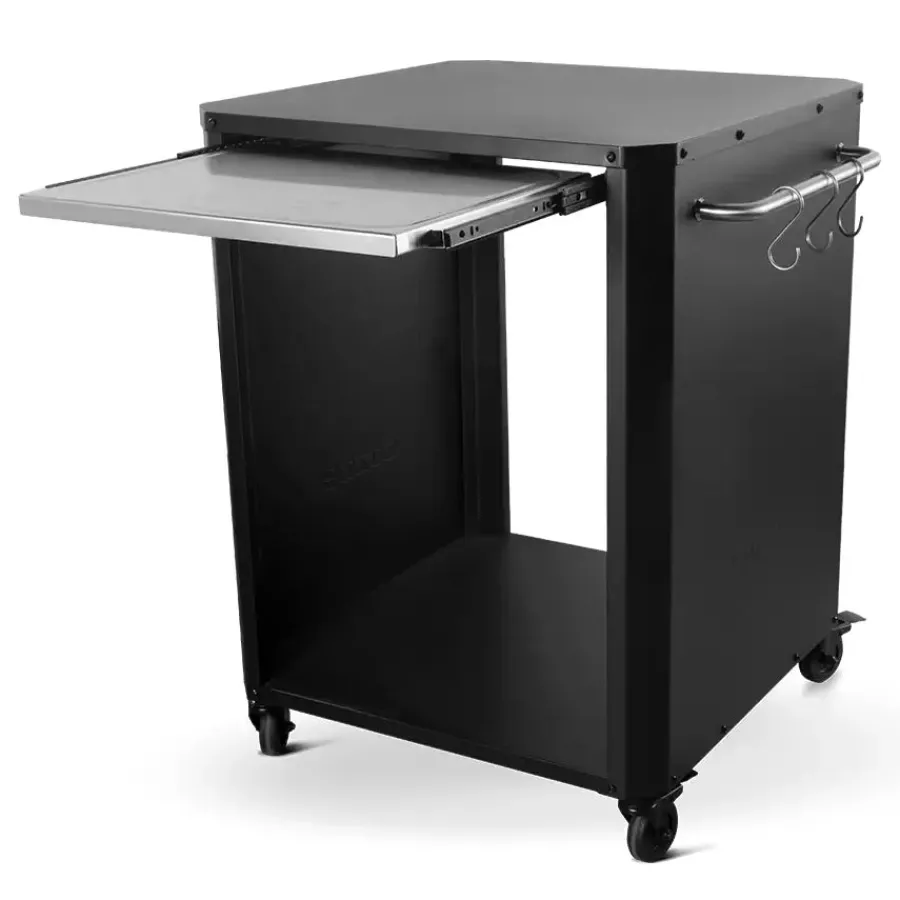 Hot Pizza Oven Table with Wheels Outdoor Kitchens