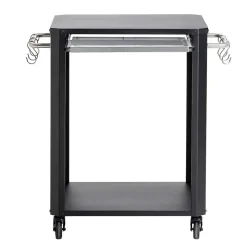 Hot Pizza Oven Table with Wheels Outdoor Kitchens