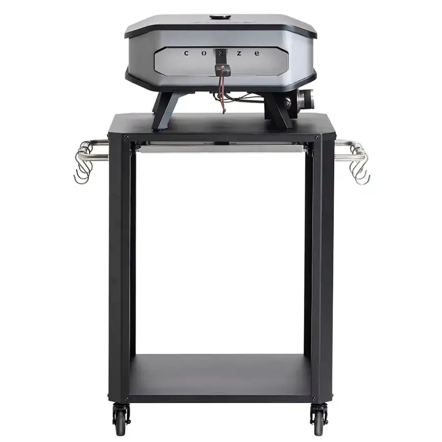 Hot Pizza Oven Table with Wheels Outdoor Kitchens