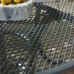 Hot Round Mesh Table 110cm Metal | Dining Tables