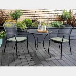 Discount Round Mesh Table 70cm Metal | Dining Tables