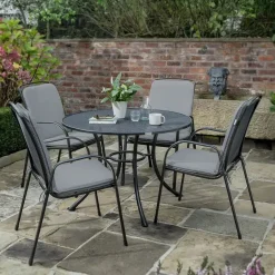 Hot Round Mesh Table 110cm Metal | Dining Tables