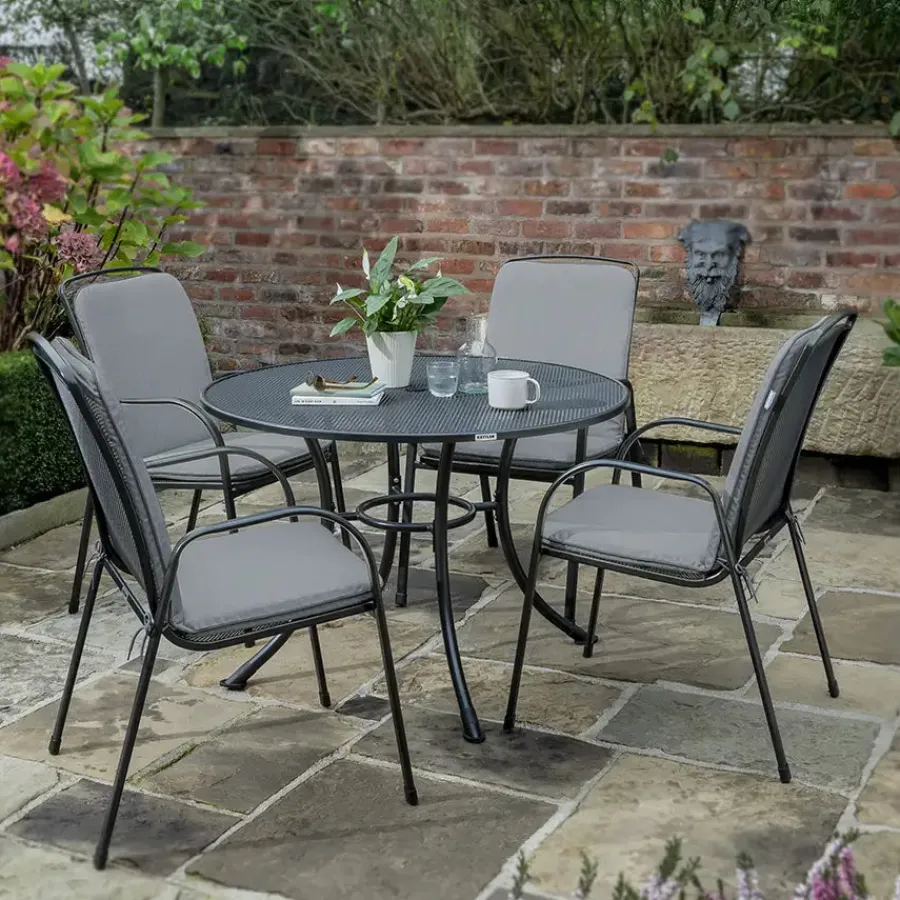 Hot Round Mesh Table 110cm Metal | Dining Tables