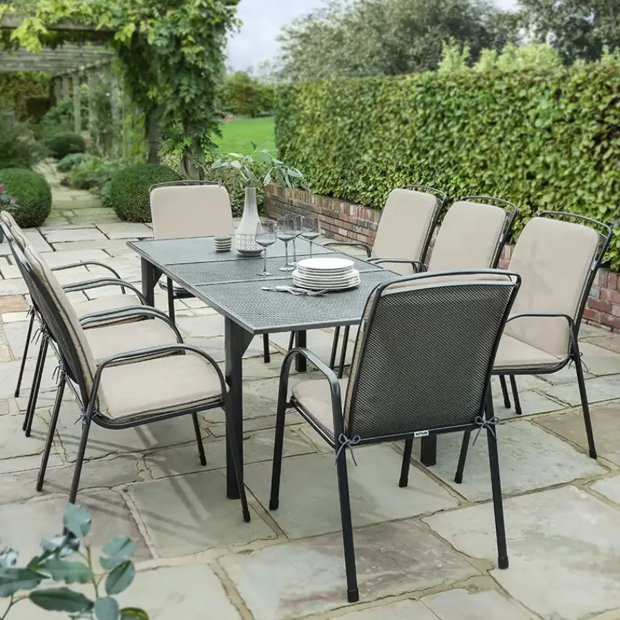 New Savita Armchair, Iron Grey Metal | Chairs