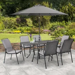 New Savita Armchair, Iron Grey Metal | Chairs