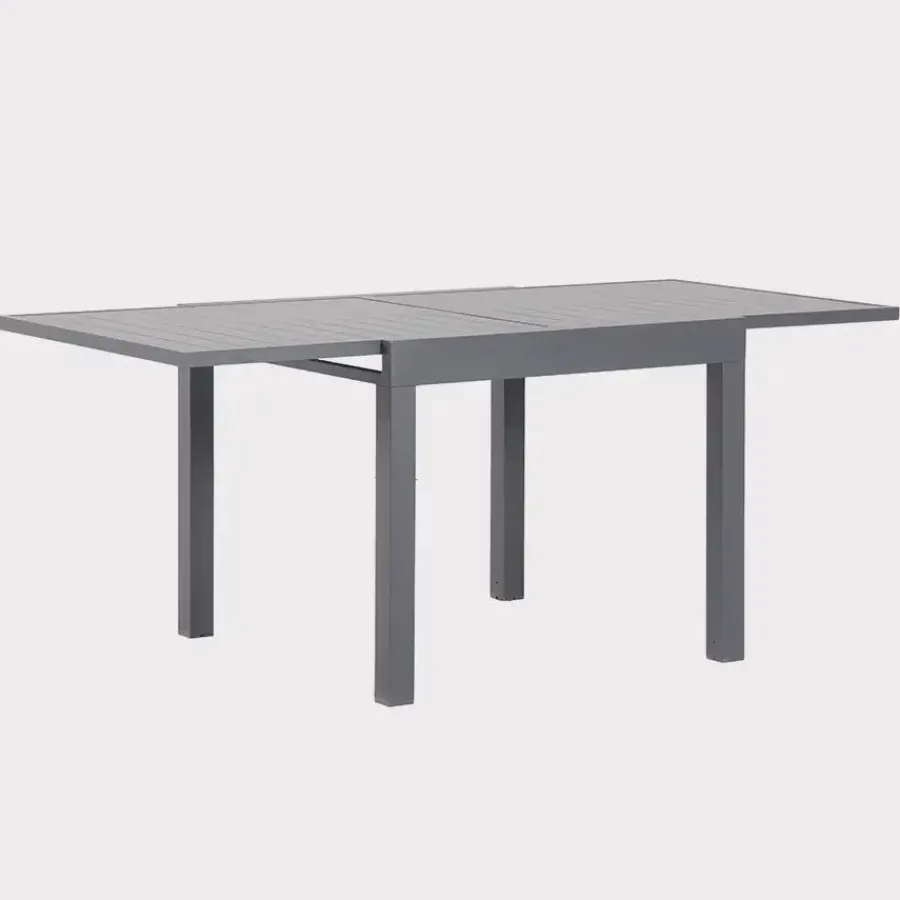 New Sento Extending Dining Table 90/180 x 90cm Aluminium | Dining Tables