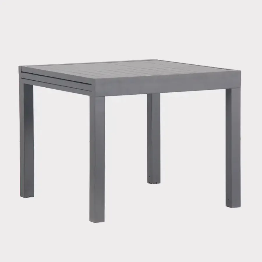 New Sento Extending Dining Table 90/180 x 90cm Aluminium | Dining Tables