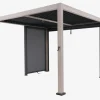 Clearance Signature Pergola Textilene Blind Cassette Grey Pergolas