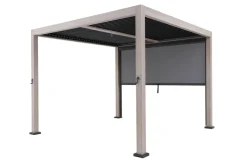 Clearance Signature Pergola Textilene Blind Cassette Grey Pergolas