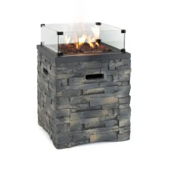 Online Stone Fire Pit square 52cm Bowls & Tables