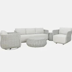 Fashion Sundown 5 Seat Lounge Set in Wicker Seating Sets | Lounge Sets