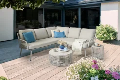 Clearance Toulon 4-Seat Corner Set 4 Seats | Rope