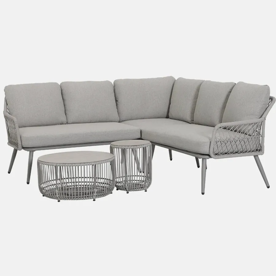 Clearance Toulon 4-Seat Corner Set 4 Seats | Rope