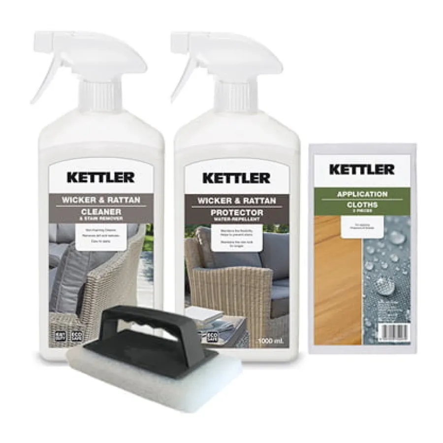 Clearance Wicker and Rattan Furniture Complete Care Kit Cleaners & Protectors